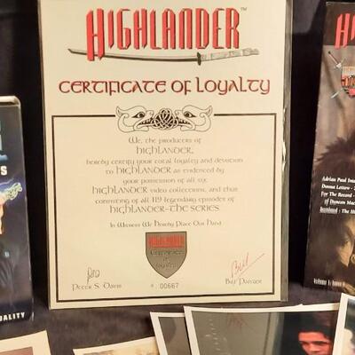 Lot 306  Highlander "Endgame" Jacket & Collection of 119 Show Photos
