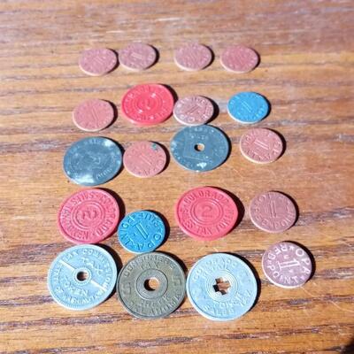 LOT 20           OLD TAX TOKENS