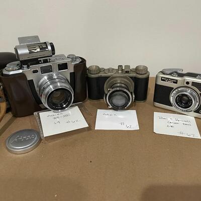 Aries 35, Adox, Bell & Howell/Cannon Demi Cameras with accessories