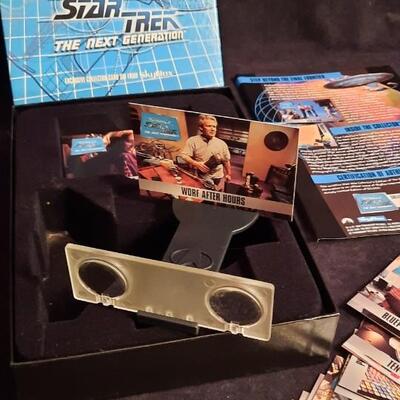 Lot 310  The Making of Star Trek The Next Generation Collector's Edition w/ 3D Card Viewer