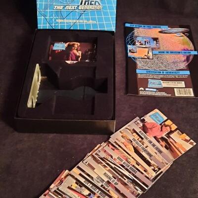 Lot 310  The Making of Star Trek The Next Generation Collector's Edition w/ 3D Card Viewer