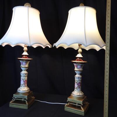 Pair of Porcelain Lamps