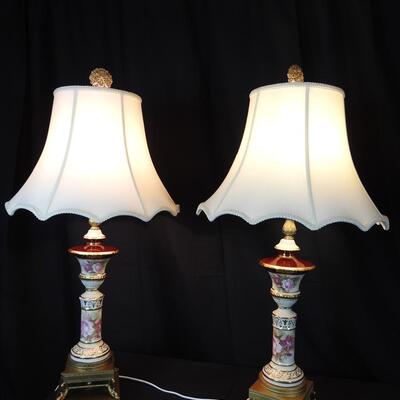 Pair of Porcelain Lamps