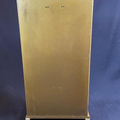 Small Gilt Glass Display Case w Hinged Door