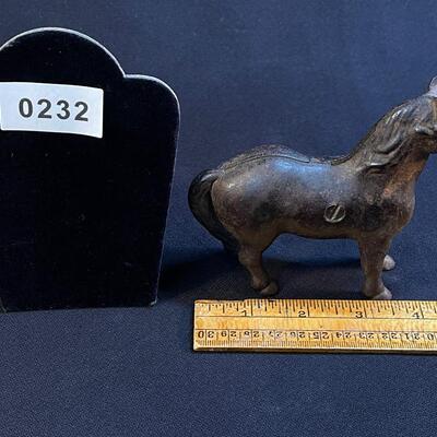 Antique Cast Iron Horse Bank