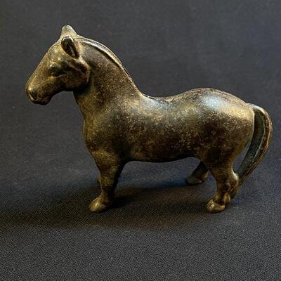 Antique Cast Iron Horse Bank