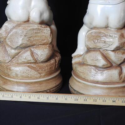 Pair of figural Child Statues