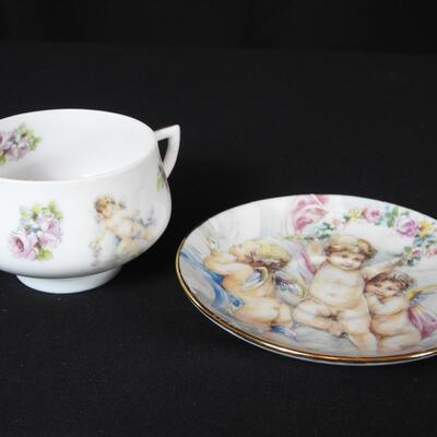 Collection of teacups & saucers/underplates