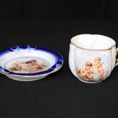 Collection of teacups & saucers/underplates