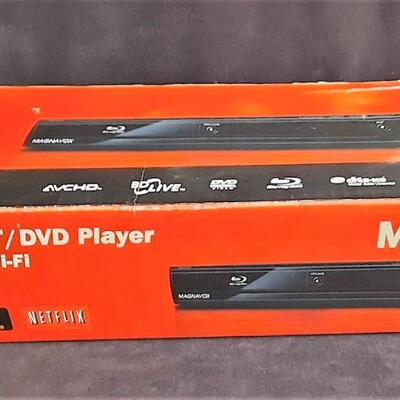 Lot 315  Magnavox  Blu-ray Disk/DVD Player w/ Built-in WiFi,  Remote & HDMI included