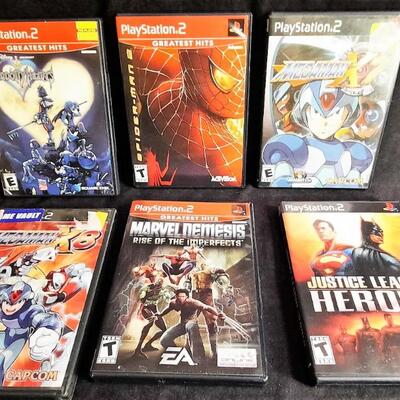 Lot 320  PlayStation 2 Games - Qty 6  Greatest Hits Kingdon Hearts & 5  More Games