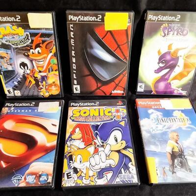 Lot 321 PlayStation 2 Games Qty 6: Crash Bandicoot The Wrath of Corteh & 5 more