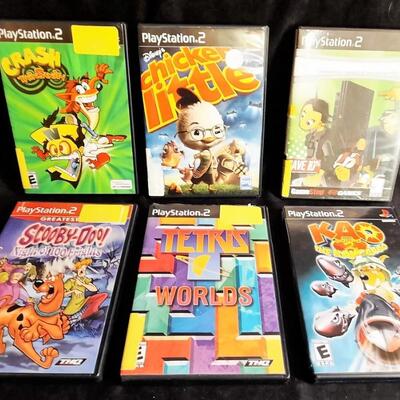 Lot 322  PlayStation 2 Games Qty 6 - Crash TwinSanity & 5 More Games
