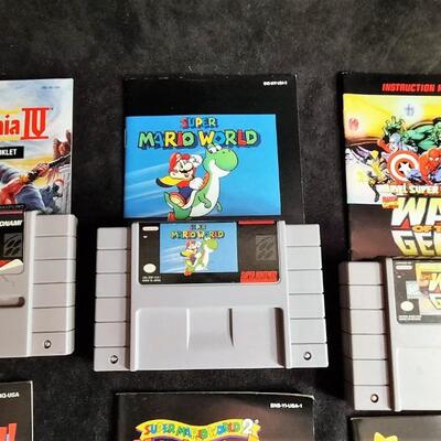 Lot 327  Super Nintendo Games (Qty 6) - Super Castlevania VI and 5 More Games