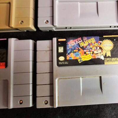 Lot 328  Super Nintendo 6 Games Without Instruction Booklets