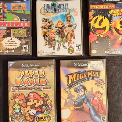 Lot 331  Nintendo GameCube Games - Qty 5.  Namco Museum