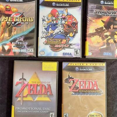 Lot  332  Nintendo GameCube Games Qty 5 - Metroid Prime & 4 More