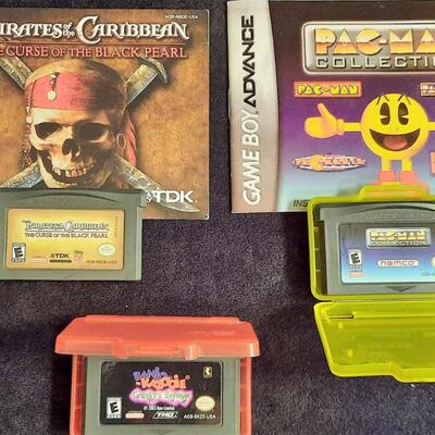 Lot 340  Nintendo Game Boy Advanced Games Qty 3 - Pirates of the Carribean