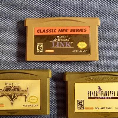 Lot 341  Nintendo Game Boy Advance Games Qty 3 - Zelda II The Adventure of Link