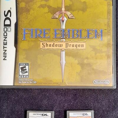 Lot 349  Nintendo DS Games Qty 3 - Fire Emblem Shadow Dragon & 2 More