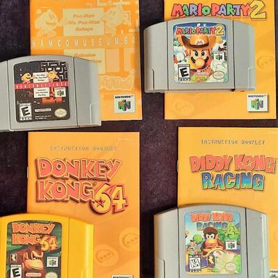 Lot 353  Nintendo 64 Games Qty 4 - Mario Party2 & 3 More Games