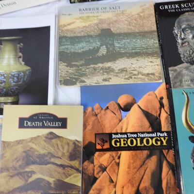 15 Bookd- History books on sculpture, geology, etc