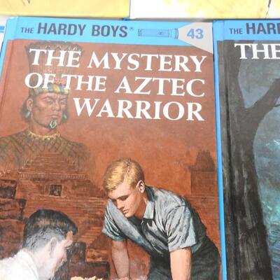 16 Books: The Hardy Boys 1 thru 5 and 33 thru 38 and 43-45, 47-48