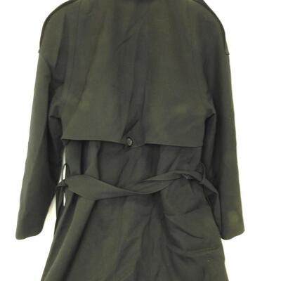 Black Trench Coat by Newport Harbor Career Apparel. Thinsulate Removeable Liner