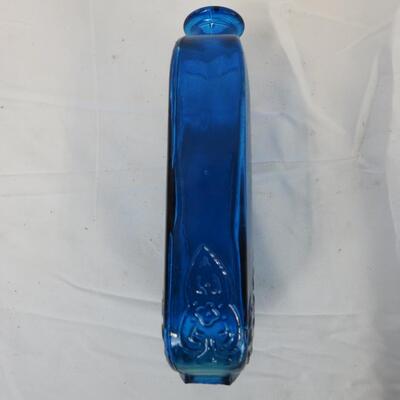 Blue Glass Bottle,Vintage?