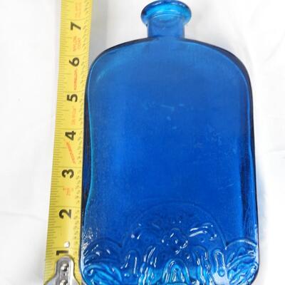 Blue Glass Bottle,Vintage?