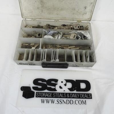 Box of Key Blanks and Other Lock Parts