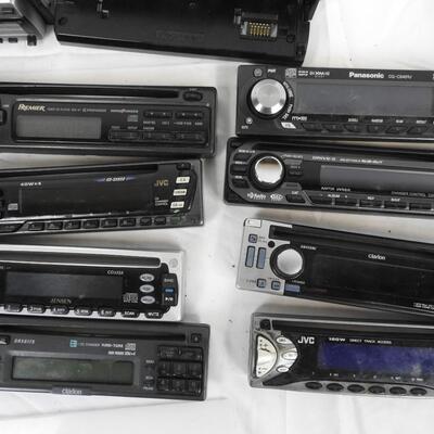 16 Car Radio's, Panasonic, JVC, Premier