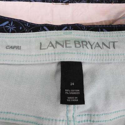 4 Jean Pair of Woman Capris, Faded Glory and Lane Bryant