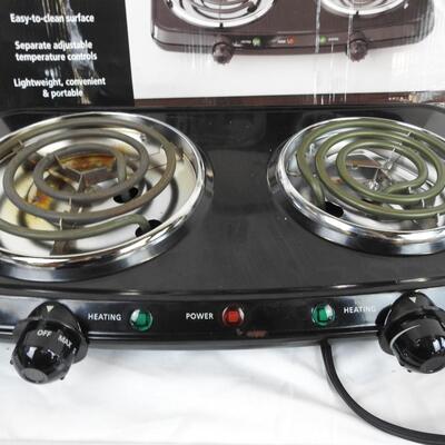Used Mainstays Portable Double Burner