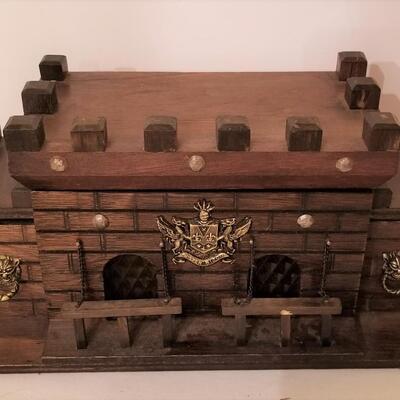 Lot #135  MidCentury Bar Chest - complete