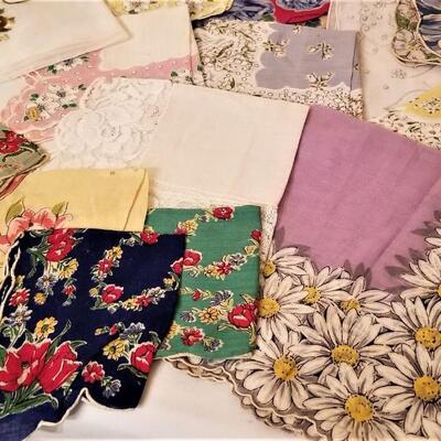 Lot #138  Vintage Hankie Lot - 20 in all