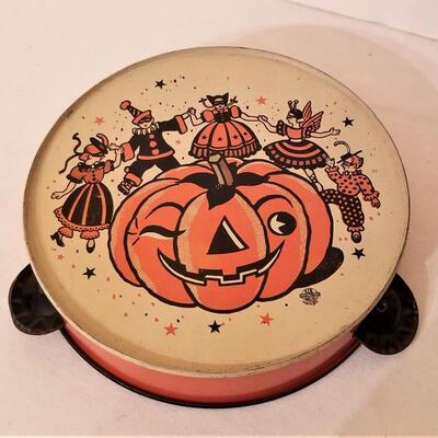 Lot #140  Vintage Halloween Tambourine