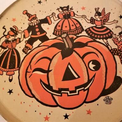 Lot #140  Vintage Halloween Tambourine