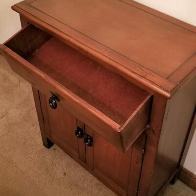 Lot #143  Contemporary Wine Cabinet w/drawer