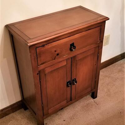 Lot #143  Contemporary Wine Cabinet w/drawer
