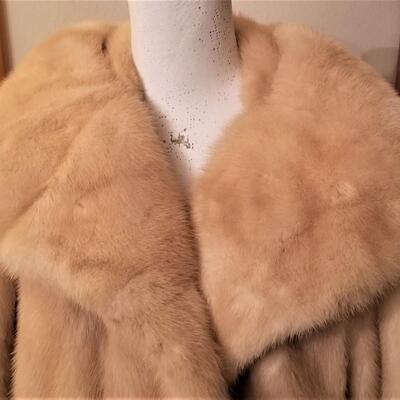 Lot #145  Great Vintage Fawn Mink Coat - great condition