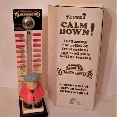 Lot #149 1977 Sammy Slam-Me Frustration Reliever in Original Box