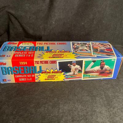 Lot 379 Topps 1994 Complete Set Series I & II Baseball Cards