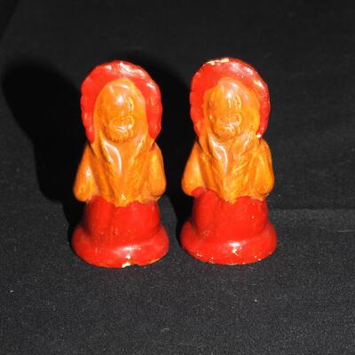 Indian Chiefs  Salt & Pepper Shakers