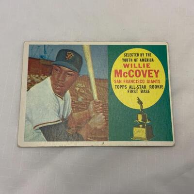 [3] VINTAGE | Willie McCovey | ROOKIE | TOPPS Card #316 | 1960 | SF Giants