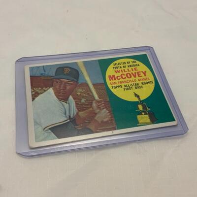 [3] VINTAGE | Willie McCovey | ROOKIE | TOPPS Card #316 | 1960 | SF Giants