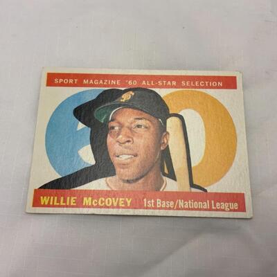 [9] VINTAGE | Willie McCovey | All Star Card | TOPPS #544 | 1960 | SF Giants