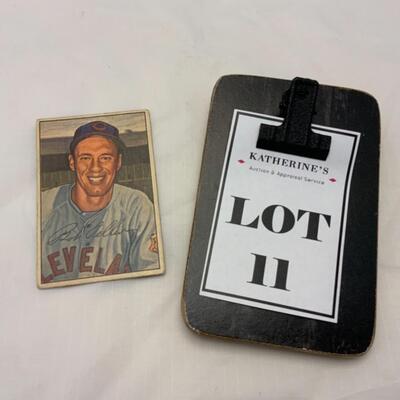 [11] VINTAGE | Bob Feller | Bowman Card #43 | 1952 | Cleveland Indians