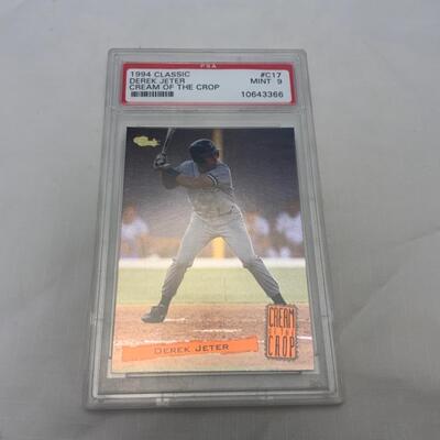 [17] GRADED CARD | Derek Jeter | 1994 Classic FOIL | Mint 9 | PSA | New York Yankees