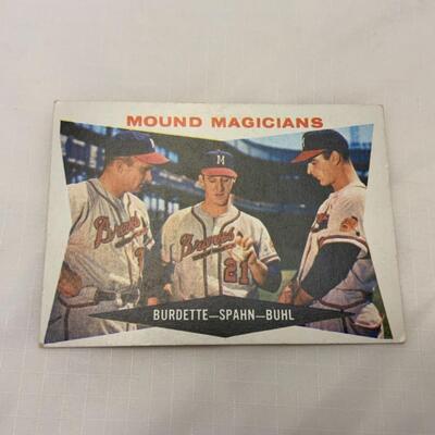 [21] VINTAGE | Mound Magicians | TOPPS Card #230 | 1960 | Milwaukee Braves